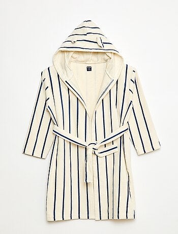 Albornoz de baño de rizo de algodón