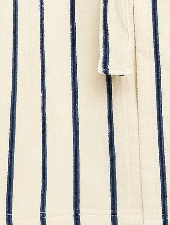 Albornoz de baño de rizo de algodón