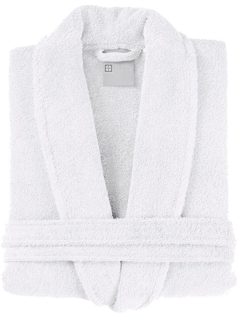 Albornoz de hombre 100% Algodón Blanco - Kiabi