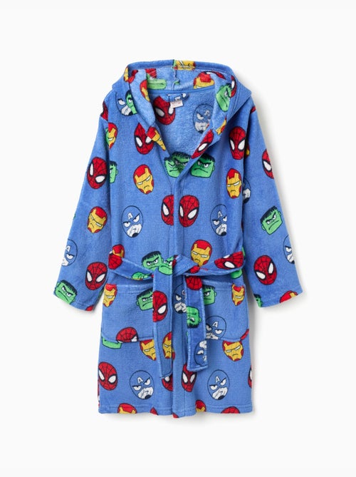 Albornoz de polar coral con motivo avengers - Kiabi