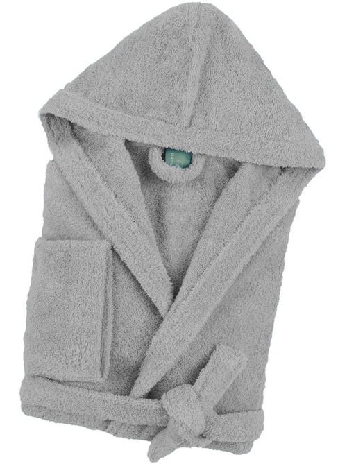 Albornoz infantil con capucha de rizo de algod?n COCOON - Kiabi Albornoz infantil con capucha de rizo de algod?n COCOON - Kiabi