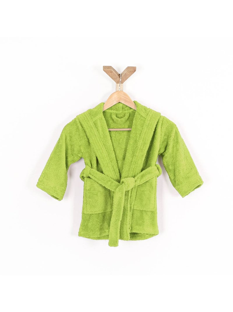 Albornoz infantil con capucha de rizo de algod?n COCOON Gris - Kiabi