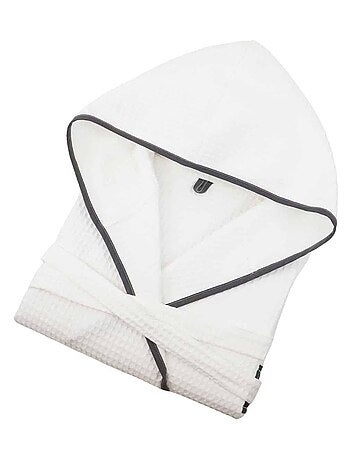 Albornoz infantil unisex de algodón con tejido de panal JADOU