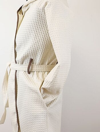 Albornoz infantil unisex de algodón con tejido de panal JADOU
