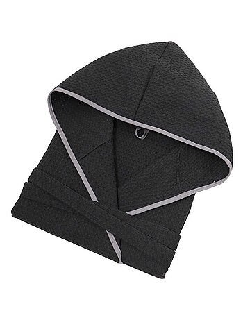Albornoz infantil unisex de algodón con tejido de panal JADOU