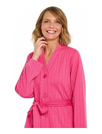 Albornoz kimono largo con botones - Afibel