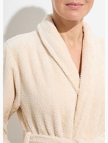 Albornoz largo de forro polar de lujo - AFIBEL