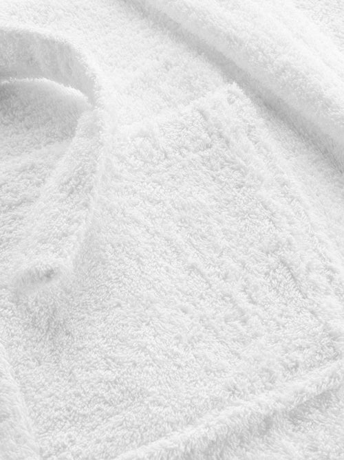 Albornoz liso con cuello chal - Kiabi
