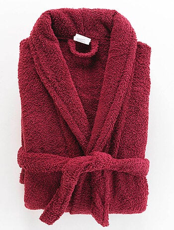 Albornoz liso con cuello chal