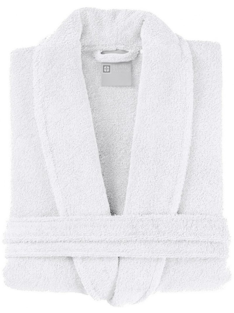 Albornoz mujer 100% algodón Blanco - Kiabi