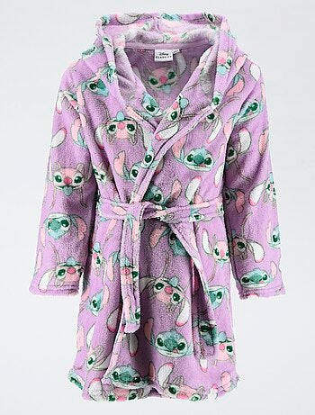 Albornoz suave 'Disney' 'Stitch' en polar