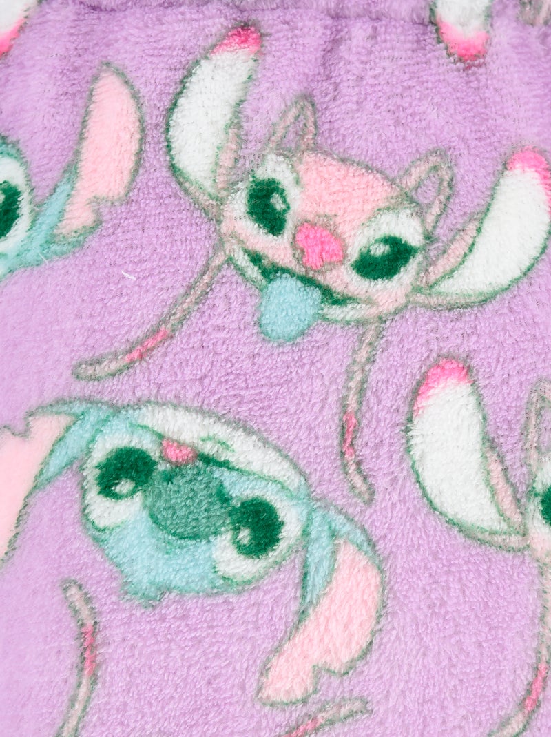 Albornoz suave 'Disney' 'Stitch' en polar Azul - Kiabi