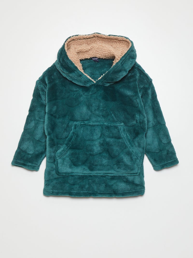 Albornoz sudadera con capucha 'dinosaurio' VERDE - Kiabi