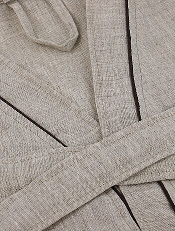 Albornoz unisex 100% lino natural