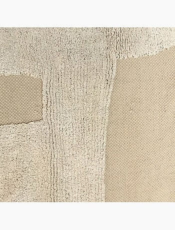Alfombra 100% algodón abstracta con flecos – Future Home