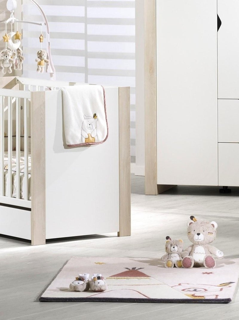 Alfombra acrílica beige Tipi 130x90cm dormitorio - SAUTHON Beige - Kiabi