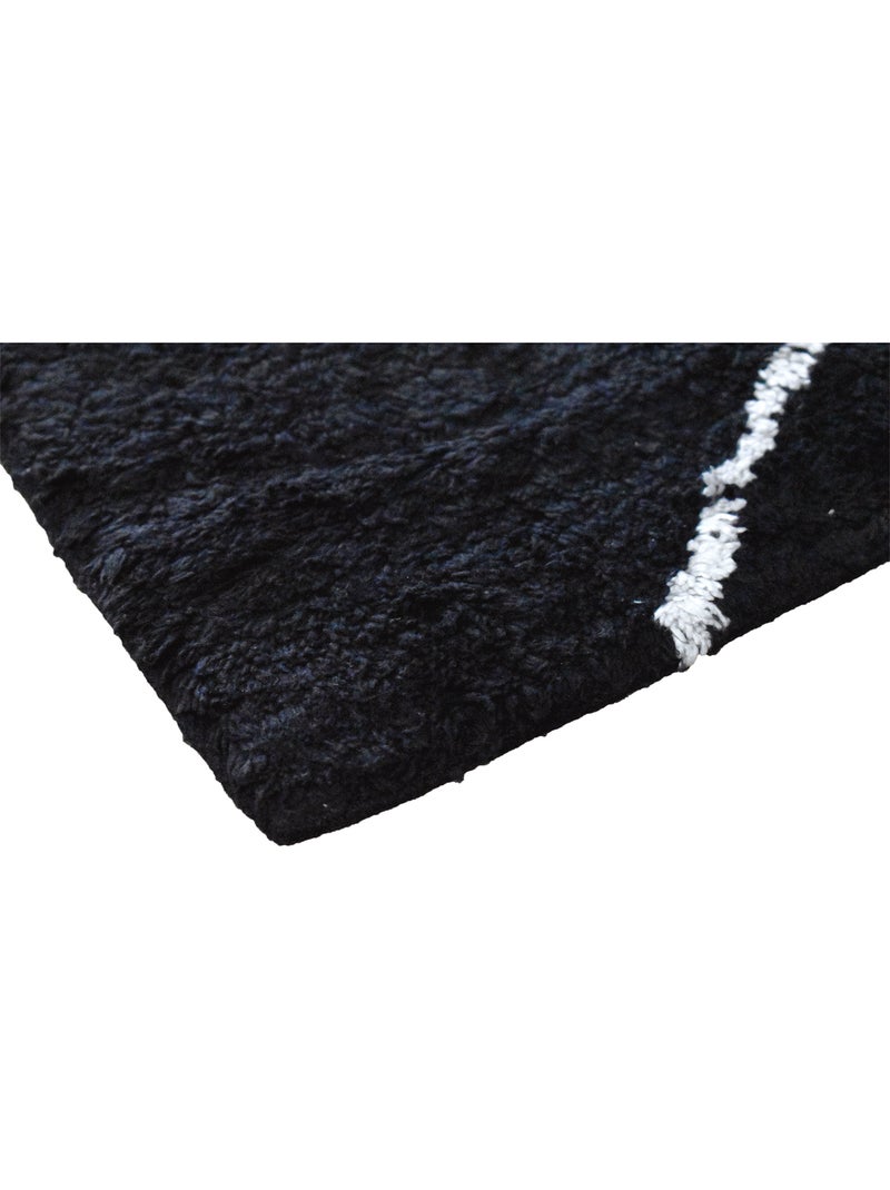Alfombra bereber con motivos gráficos Negro - Kiabi