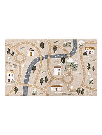 Alfombra con diseño de carretera para niños