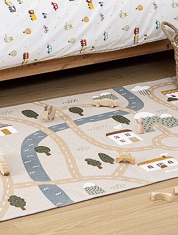 Alfombra con diseño de carretera para niños