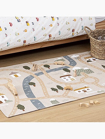 Alfombra con diseño de carretera para niños