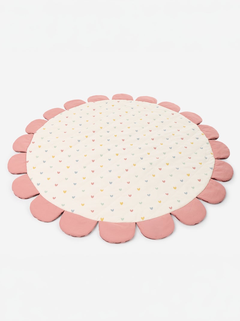 Alfombra con forma de flor Rosa - Kiabi