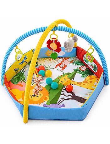 Alfombra de juego para bebé con piscina de bolas | Bo Jungle
