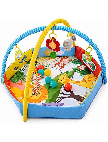 Alfombra de actividades para bebé con piscina de bolas | Bo Jungle