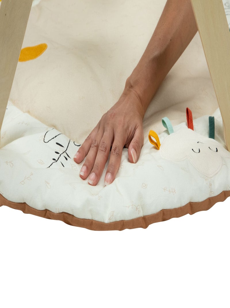 Alfombra de actividades suave con arcos Garden of Adventures Beige - Kiabi