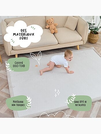 Alfombra de actividades y juego de espuma - 200x150x2,5 - Cocoon Plus | SUPERBE BEBE