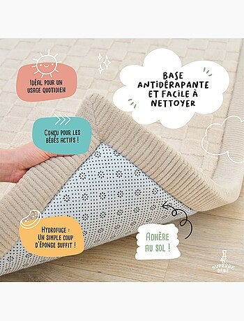 Alfombra de actividades y juego de espuma - 200x150x2,5 - Cocoon Plus | SUPERBE BEBE