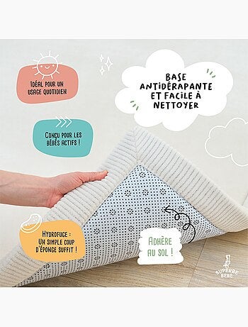 Alfombra de actividades y juego de espuma - 200x150x2,5 - Cocoon Plus | SUPERBE BEBE