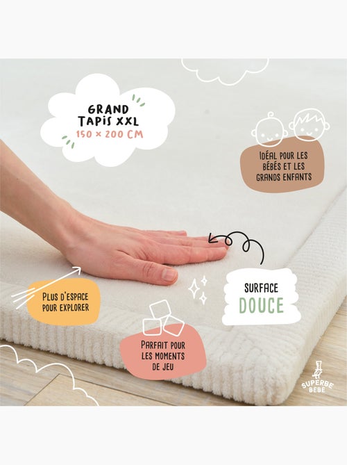 Alfombra de actividades y juego de espuma - 200x150x2,5 - Cocoon Plus | SUPERBE BEBE - Kiabi