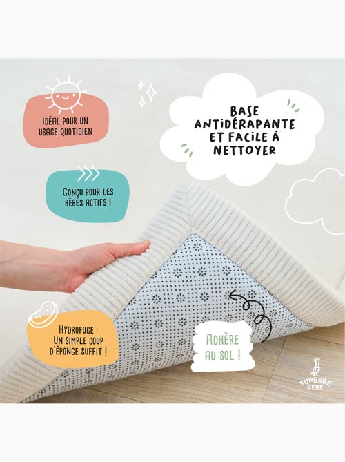 Alfombra de actividades y juego de espuma - 200x150x2,5 - Cocoon Plus | SUPERBE BEBE - Kiabi