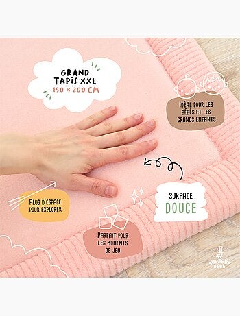 Alfombra de actividades y juego de espuma - 200x150x2,5 - Cocoon Plus | SUPERBE BEBE