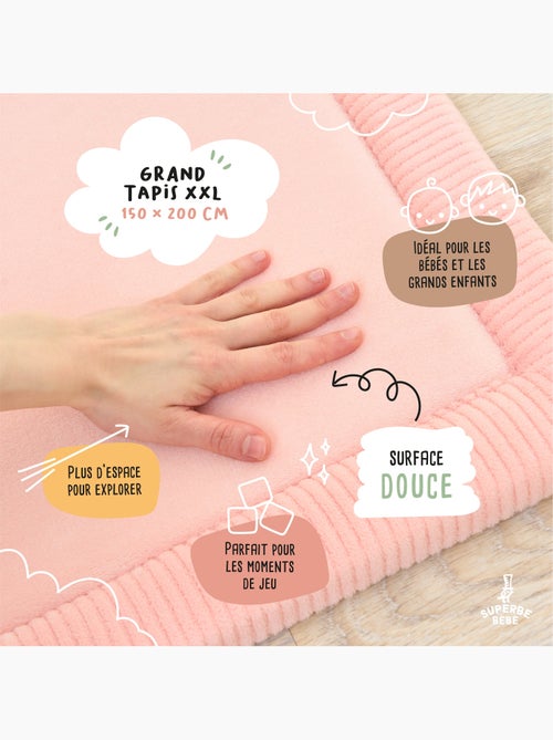 Alfombra de actividades y juego de espuma - 200x150x2,5 - Cocoon Plus | SUPERBE BEBE - Kiabi