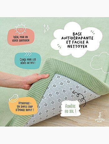 Alfombra de actividades y juego de espuma - 200x150x2,5 - Cocoon Plus | SUPERBE BEBE