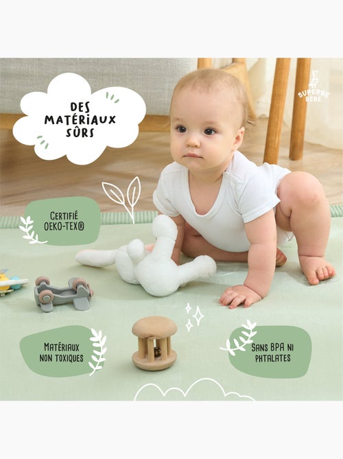 Alfombra de actividades y juego de espuma - 200x150x2,5 - Cocoon Plus | SUPERBE BEBE - Kiabi