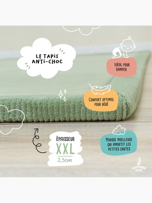Alfombra de actividades y juego de espuma - 200x150x2,5 - Cocoon Plus | SUPERBE BEBE - Kiabi