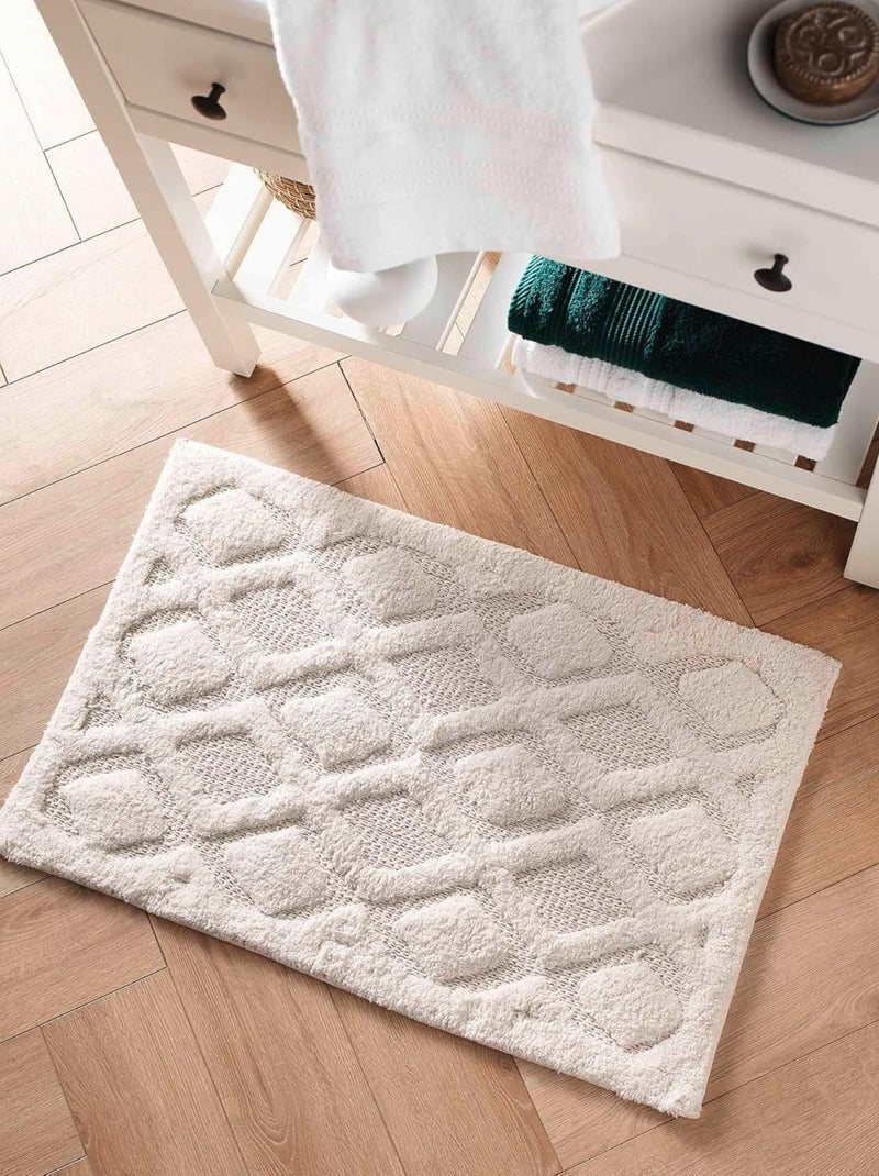 Alfombra de Algodón Nemesis Douceur d'Intérieur Blanco - Kiabi