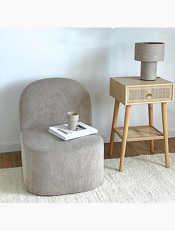 Alfombra de algodón tejida a mano con flecos