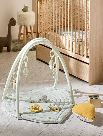 Alfombra de algodón verde lima - SAUTHON