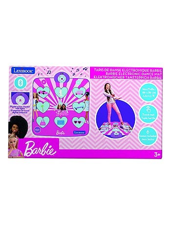 Alfombra de baile barbie electrónica, bluetooth y luminosa con 6 modos de juego