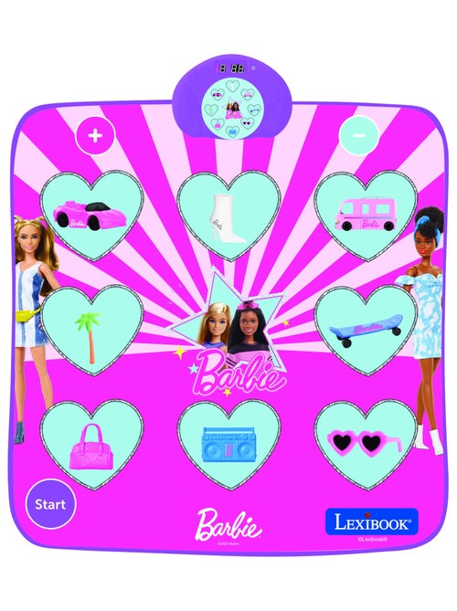 Alfombra de baile barbie electrónica, bluetooth y luminosa con 6 modos de juego - Kiabi Alfombra de baile barbie electrónica, bluetooth y luminosa con 6 modos de juego - Kiabi