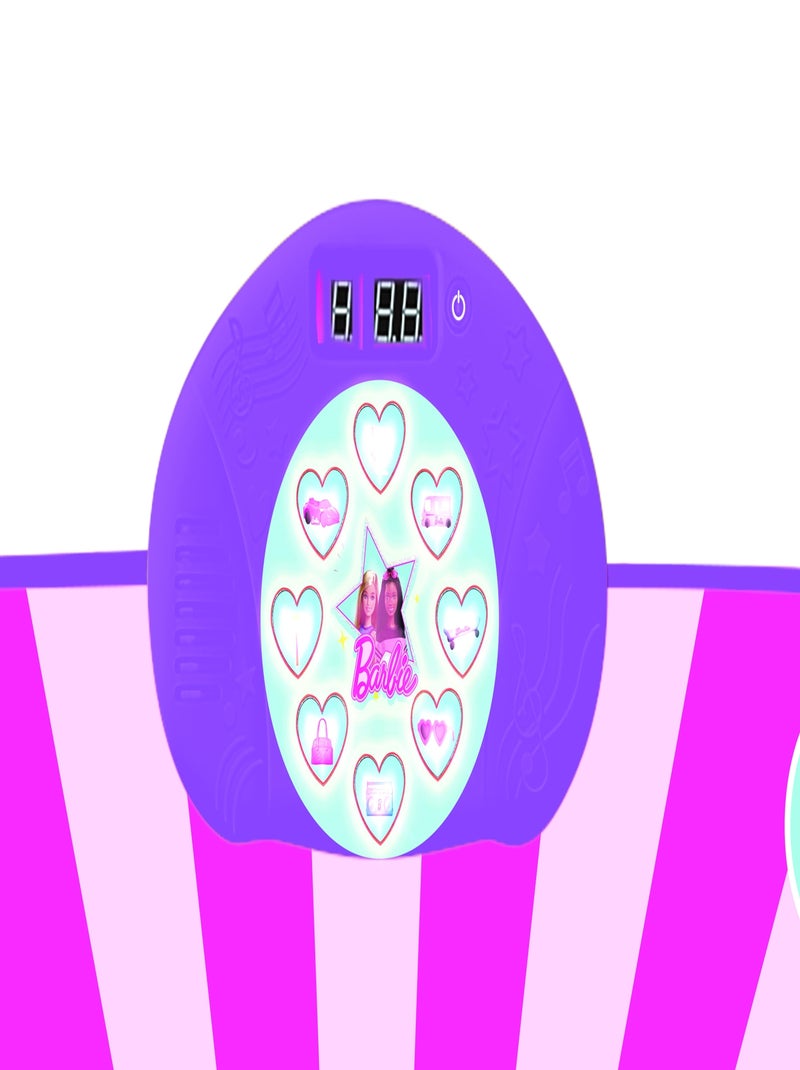 Alfombra de baile barbie electrónica, bluetooth y luminosa con 6 modos de juego Rosa - Kiabi
