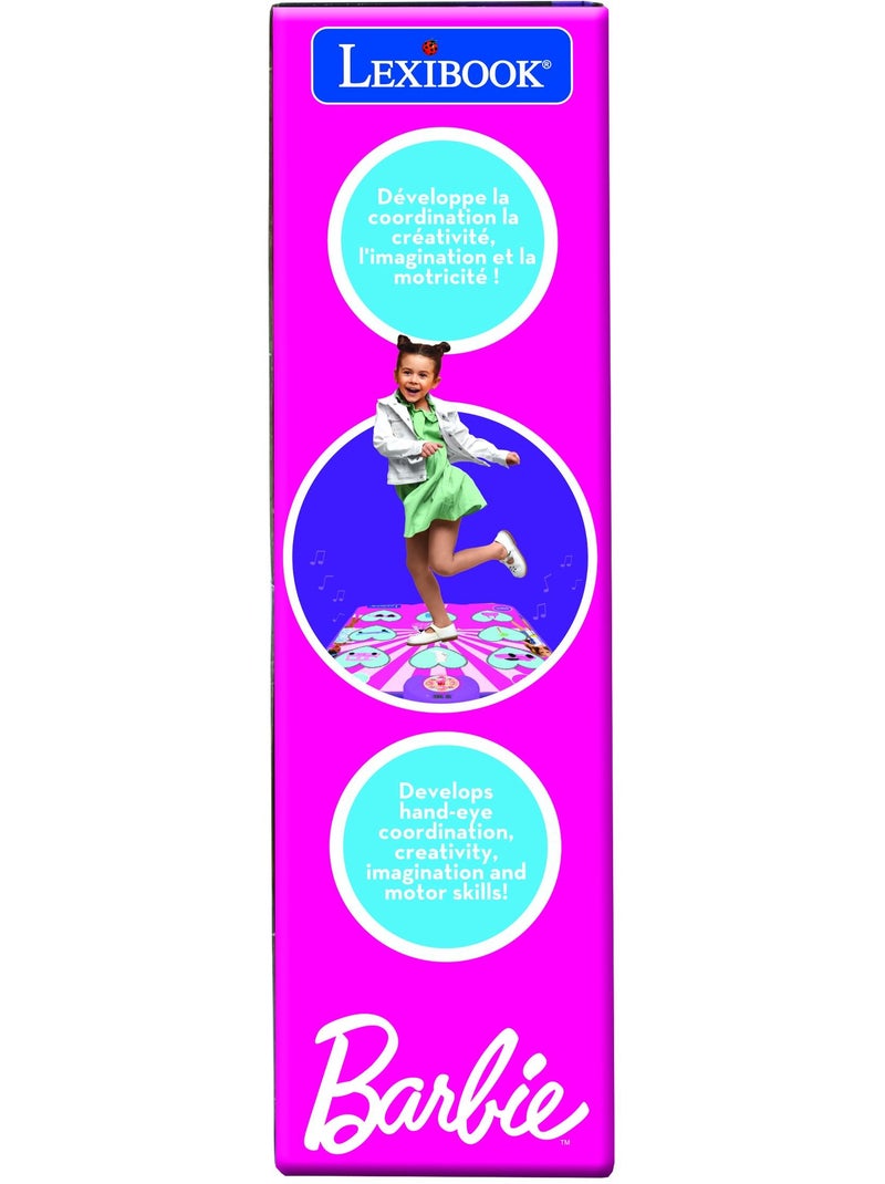 Alfombra de baile barbie electrónica, bluetooth y luminosa con 6 modos de juego Rosa - Kiabi