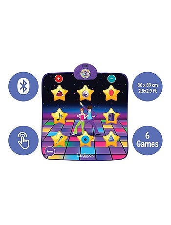 Alfombra de baile electrónica, Bluetooth y luminosa con 6 modos de juego
