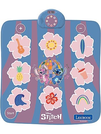 Alfombra de baile electrónica, bluetooth y luminosa stitch con 6 modos de juego