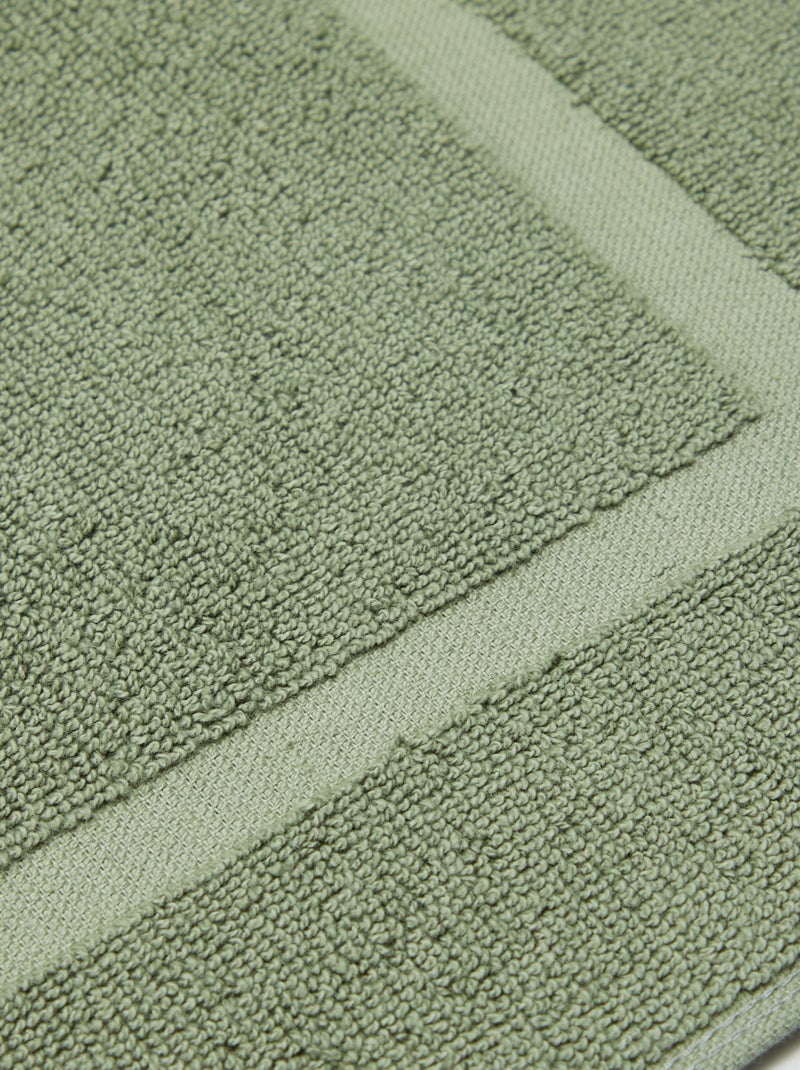 Alfombra de baño 80 x 50 cm Verde - Kiabi