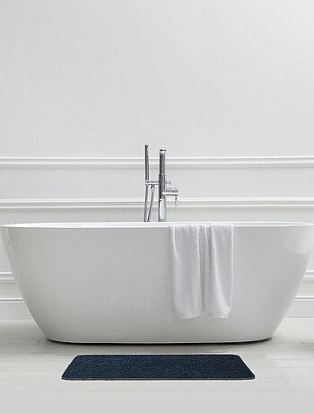 Alfombra de baño antideslizante de 50 x 80 cm, de pelo rizado