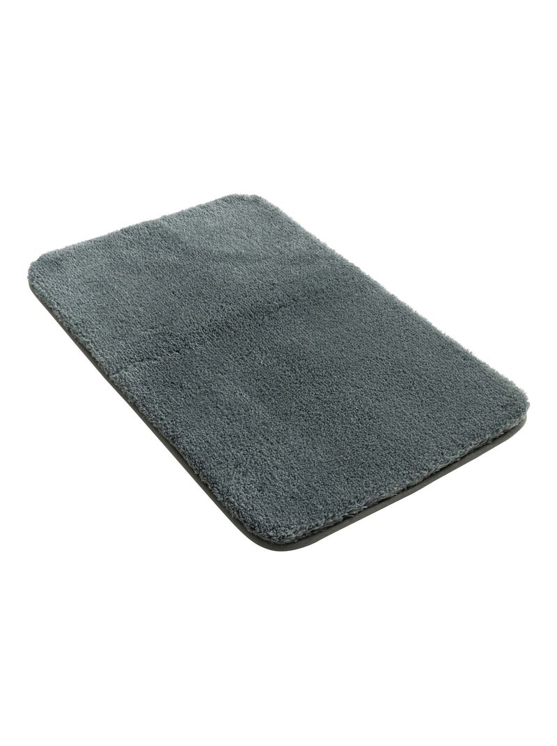 Alfombra de baño antideslizante de microfibra Caqui - Kiabi